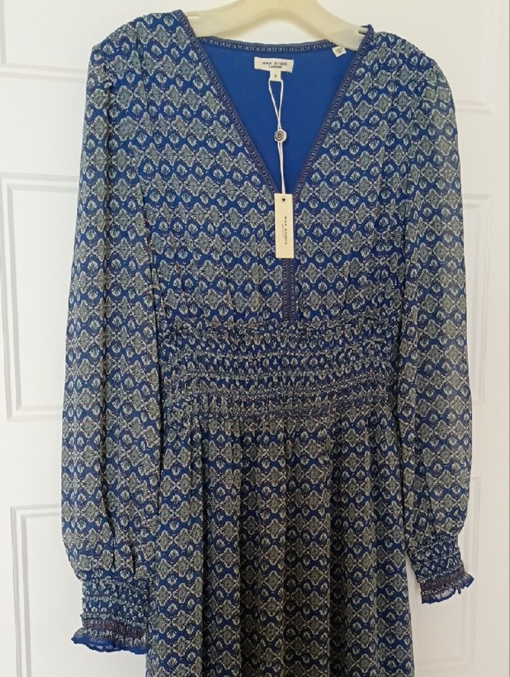 Max Studio Blue Dress 👗- NWT